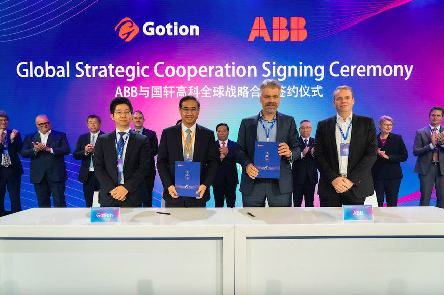 ABB TO SUPPORT GOTION HIGH-TECH’S LARGE-SCALE BATTERY FACTORIES